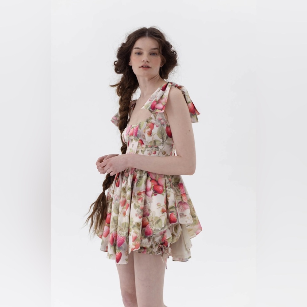 NWT - Selkie Farmers Market Dress - Strawberry Cream